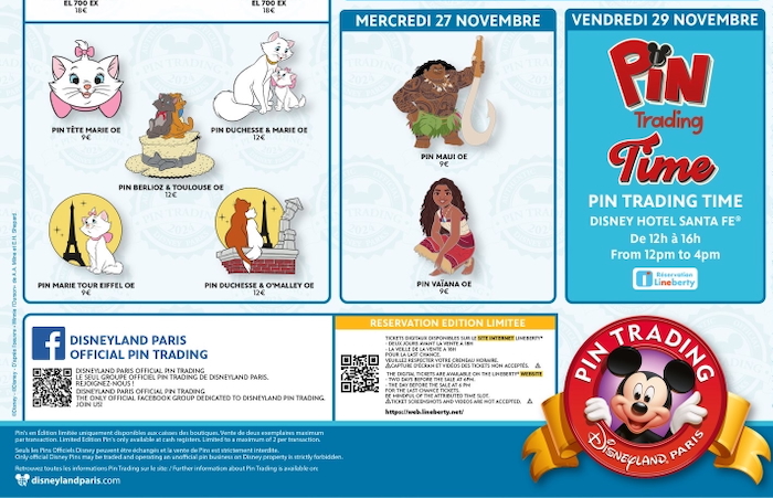 Disneyland Paris Pin Trading November 2024