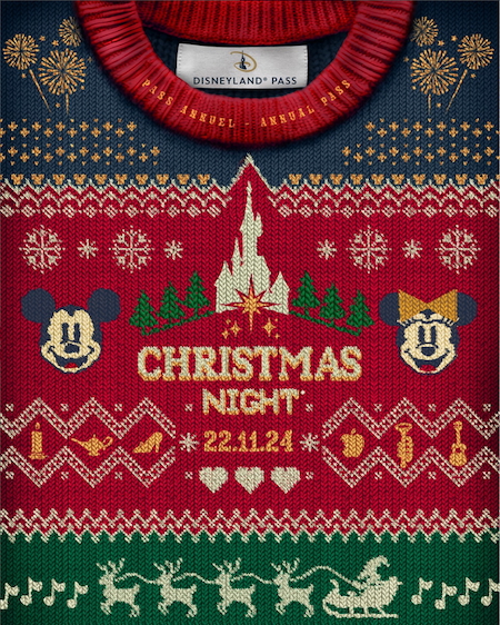 Disneyland Pass Christmas Night visual