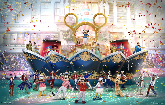 Disney Cruise Line Macy's Parade Rendering