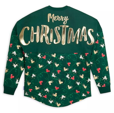 Mickey Mouse Icon Holiday ''Merry Christmas'' Spirit Jersey for Adults