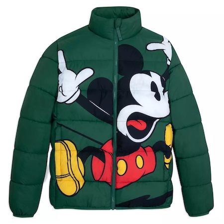 Mickey Mouse Puffer Jacket for Adults