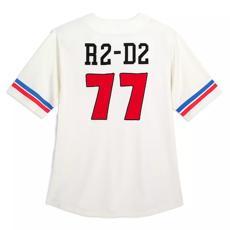 R2-D2 Baseball Jersey Back