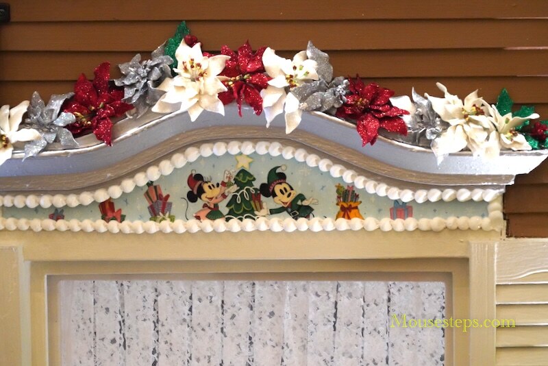 Disney's Grand Floridian Gingerbread House 2024 - Mickey and Minnie window