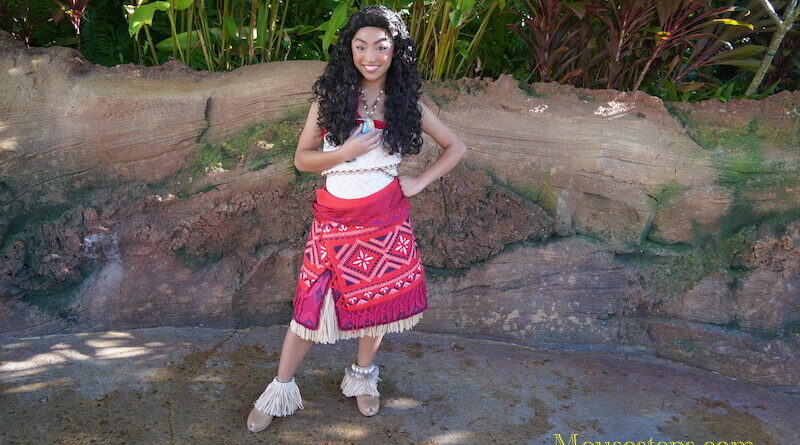 Moana in "Moana 2" Meeet and Greet at Epcot