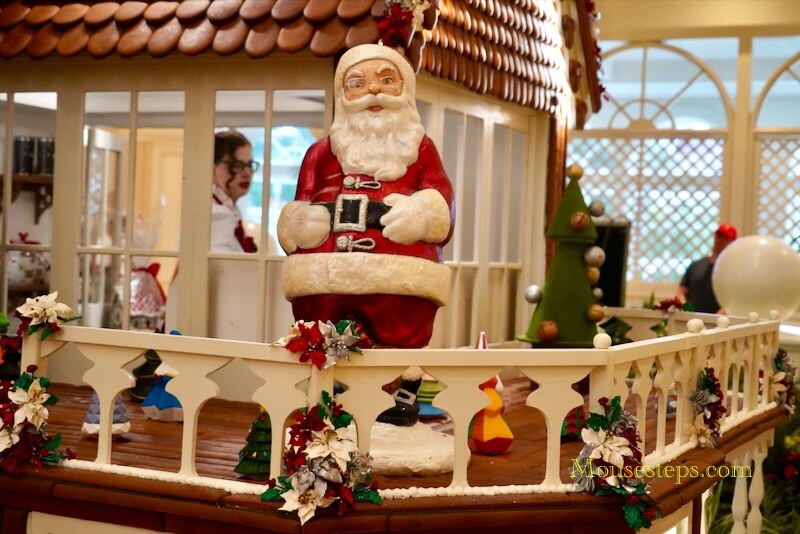 Disney's Grand Floridian Gingerbread House - Santa Claus