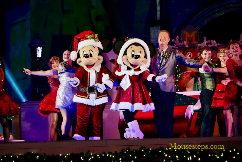 Mickey and Minnie in Mickey's Most Merriest Celebration