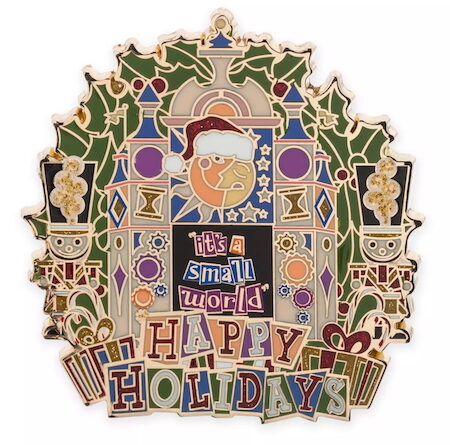 "It's a Small World Holiday" Pin