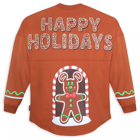 Mickey Mouse Gingerbread Spirit Jersey for Adults