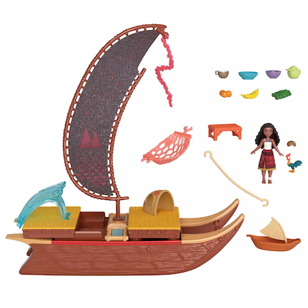 Moana 2 Adventure Canoe Play Set