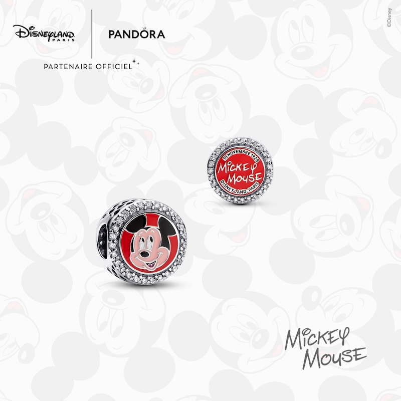 Pandora Mickey Mouse Disneyland Paris Exclusive Charm