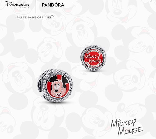 Pandora Mickey Mouse Disneyland Paris Charm