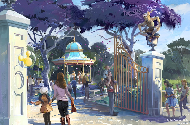 Adventure Way Concept Art Disneyland Paris