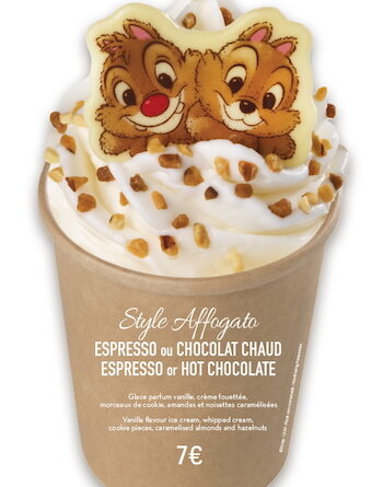 Chip and Dale Affogato at Disneyland Paris