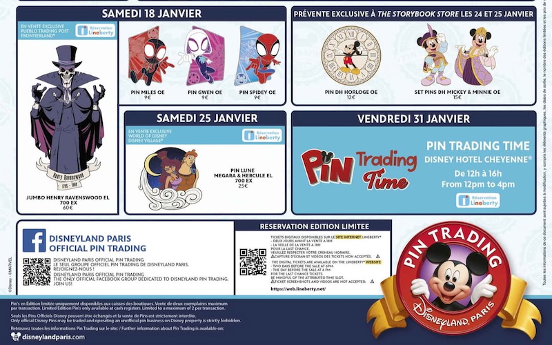 Disneyland Paris January 2025 Pins Revealed Mousesteps