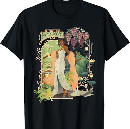 Princess Tiana T-Shirt with Louis and Ray