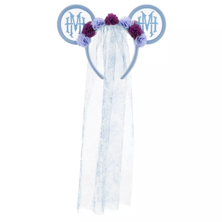 Haunted Mansion Bride Veil Ear Headband 