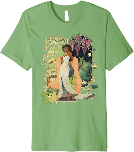 Princess Tiana T-Shirt with Louis and Ray