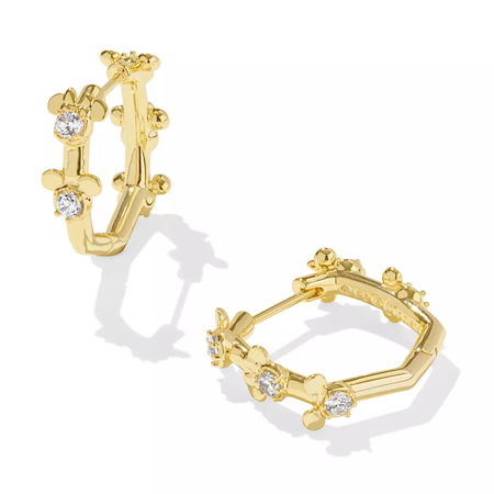 Mickey and Minnie Mouse hoop earrings by Kendra Scott