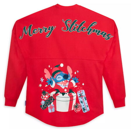 Stitch Holiday Spirit Jersey for Adults - Back