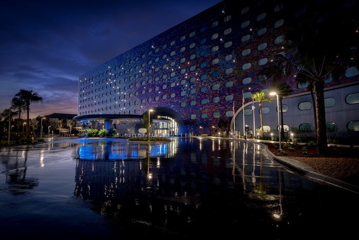 Universal Stella Nova Resort at night