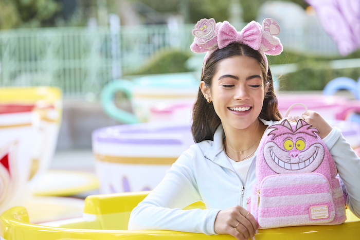 Cheshire Cat Loungefly Backpack and Ear Headband 