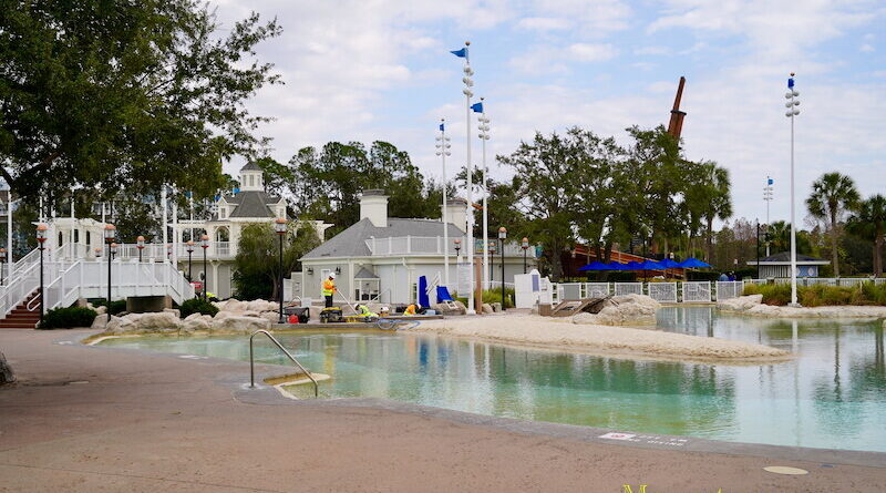 Workers at Stormalong Bay