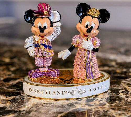 Mickey and Minnie Crystal Figure