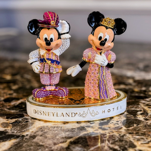 Mickey and Minnie Crystal Figure