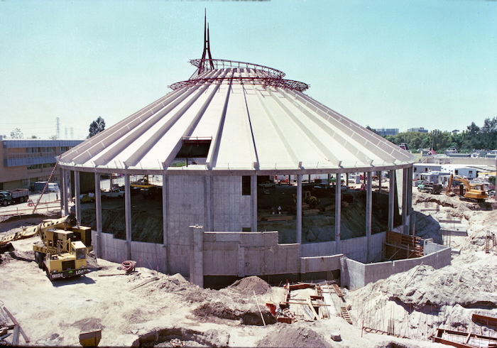 Space Mountain Disneyland Construction