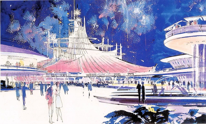 Walt Disney World Space Mountain Concept Art