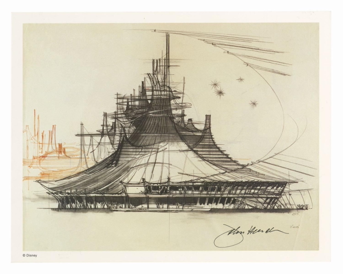 Walt Disney World Space Mountain Concept Art