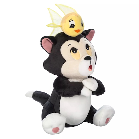 Figaro with Cleo on top of his head plush