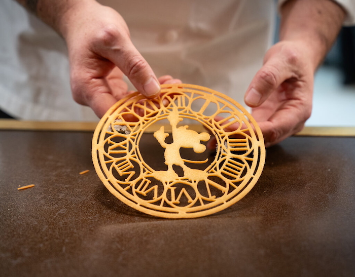 Frangipane Galette at Disneyland Paris - Mickey with Clock