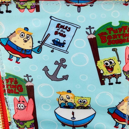 SpongeBob and Mrs. Puff Loungefly Amazon Exclusive in Boatmobile - lining