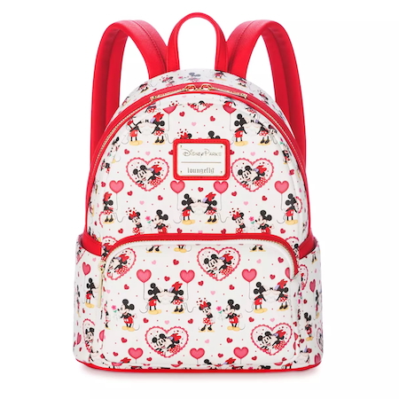 Mickey and Minnie Mouse Valentine's Day Loungefly Mini Backpack