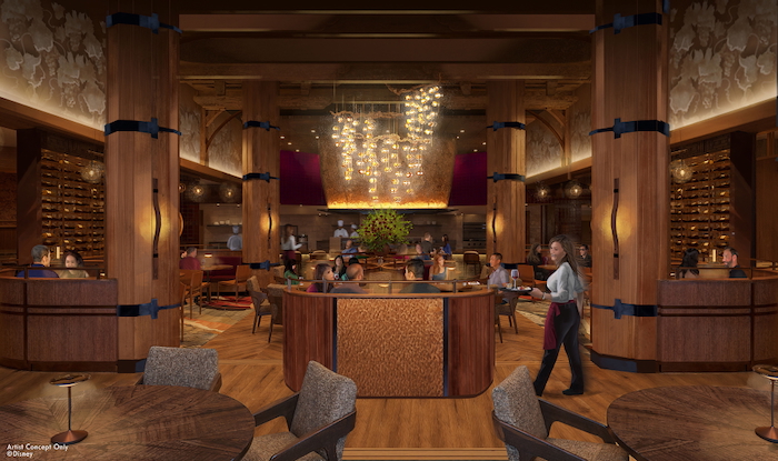 Napa Rose concept art for refurbishment