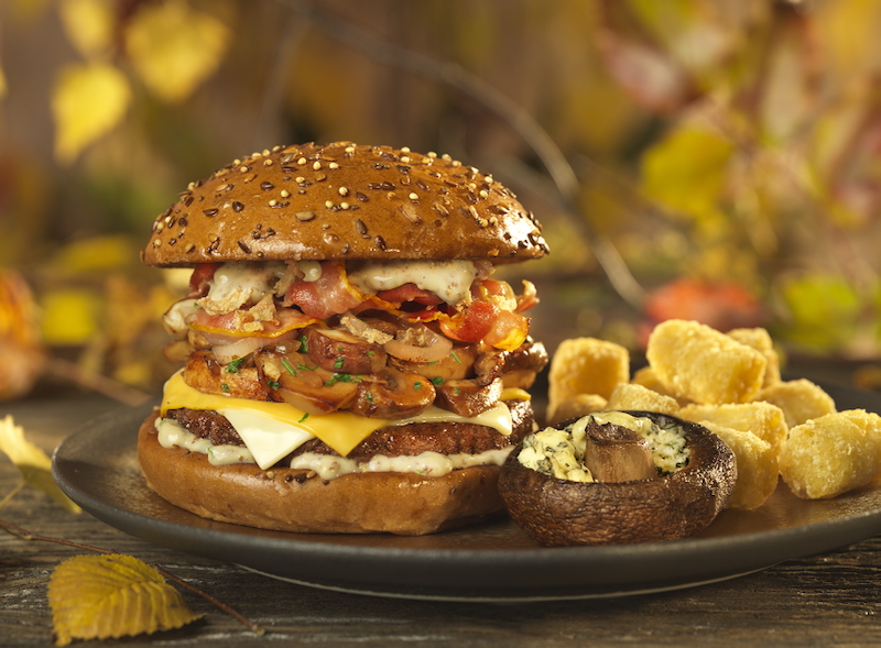 Annette's Diner Winter Woodland Burger at Disneyland Paris